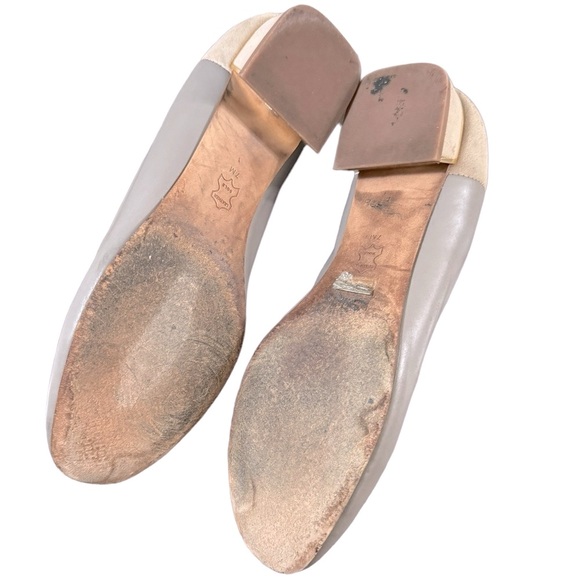 Tory Burch Women's Brown Gigi T Logo Pump Size 7 - Picture 5 of 9